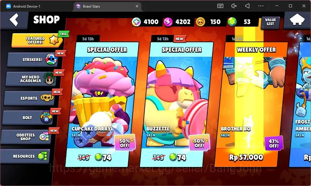 Brawl Stars Accounts Global | 683 Thropy|15 Brawler|2 Max Hypercharge(S image 4
