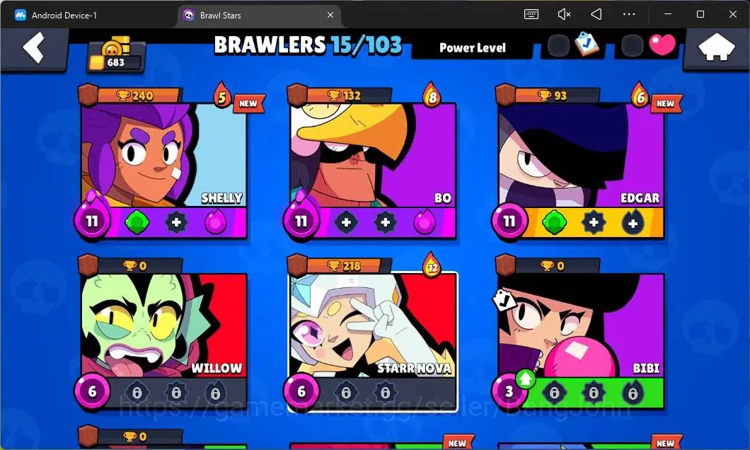 Brawl Stars Accounts Global | 683 Thropy|15 Brawler|2 Max Hypercharge(S image 5