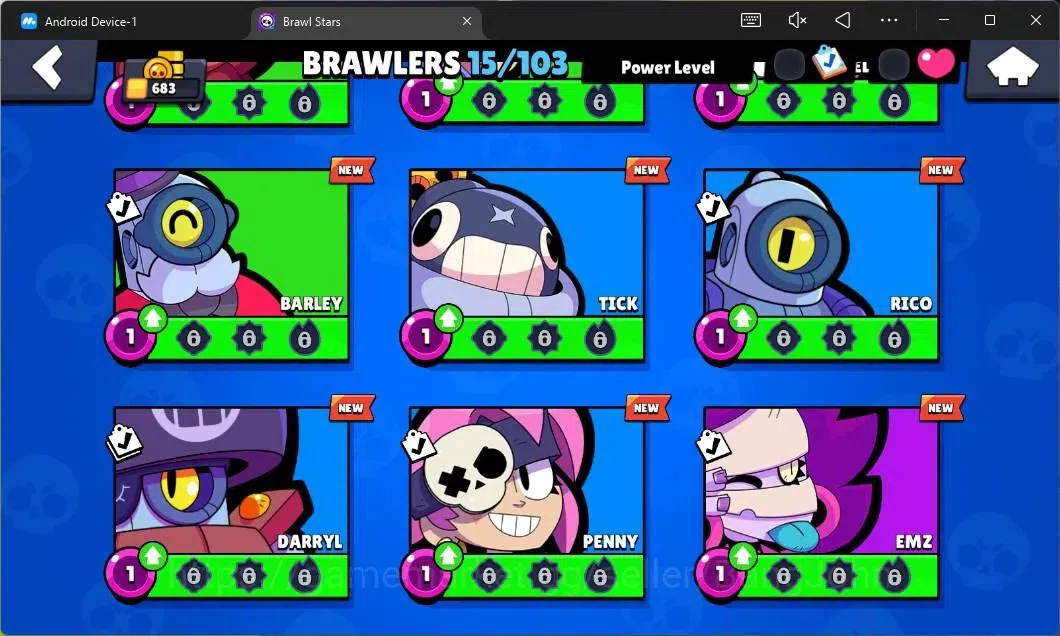 Brawl Stars Accounts Global | 683 Thropy|15 Brawler|2 Max Hypercharge(S image 7