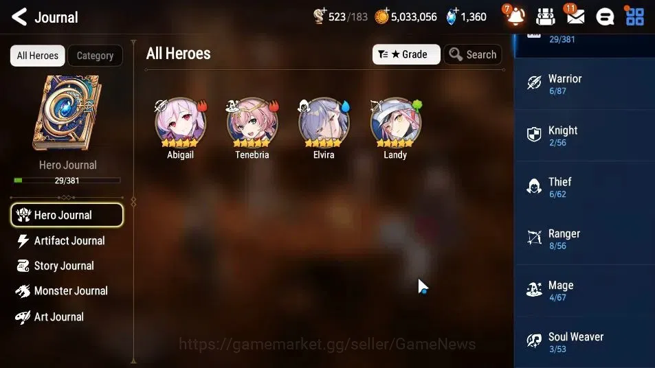 Epic Seven Accounts GLOBAL UnVerif|New Era|3 ML(Rhiana & Luciel,Comand image 7