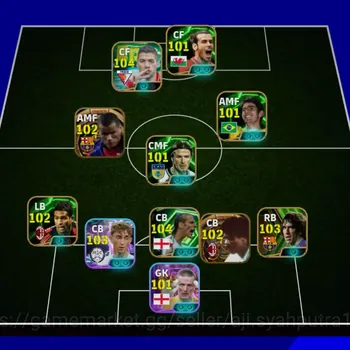 eFootball Accounts Legends & Iconic Players Collective 3186 • BIG TIME FRANK RIJAARD 102 • BIG TIME RIVALDO 102 • BIG TIME