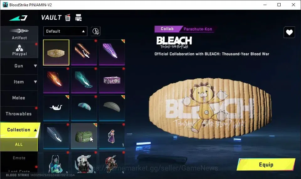 Blood Strike Accounts EU MENA|Melee ULTRA Butterfly Knife|BLEACH Byakuya image 14
