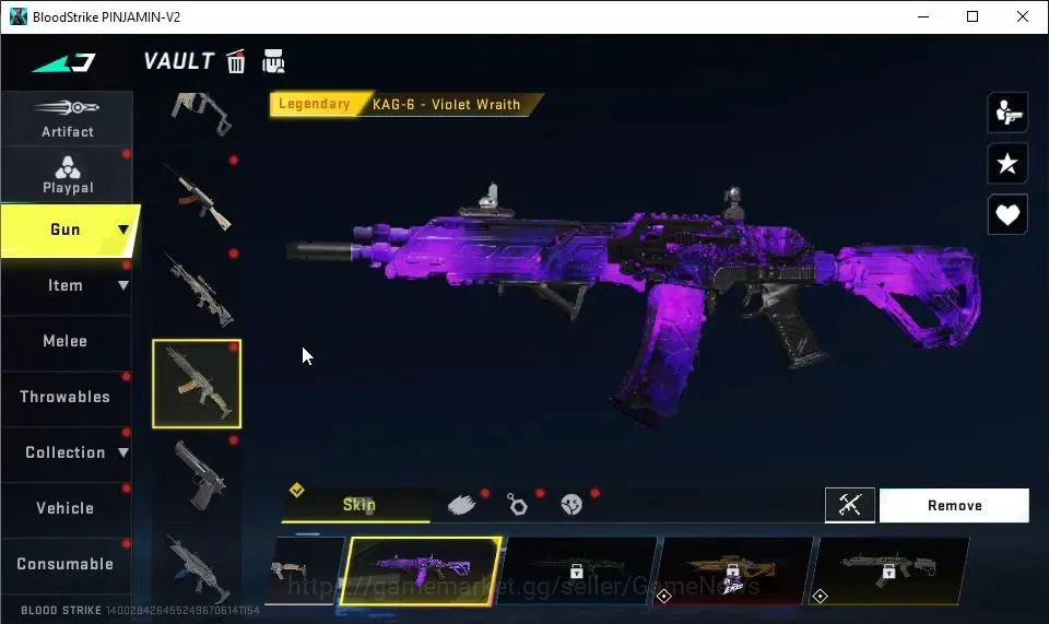 Blood Strike Accounts EU MENA|Melee ULTRA Butterfly Knife|BLEACH Byakuya image 8