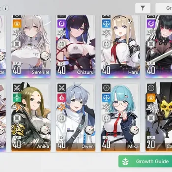 Chaos Zero Nightmare Accounts Global|Lv 41|7 SSR|Sereniel,Chizuru,Hilde,Haru,Rin,Veronica,Khalipe|11