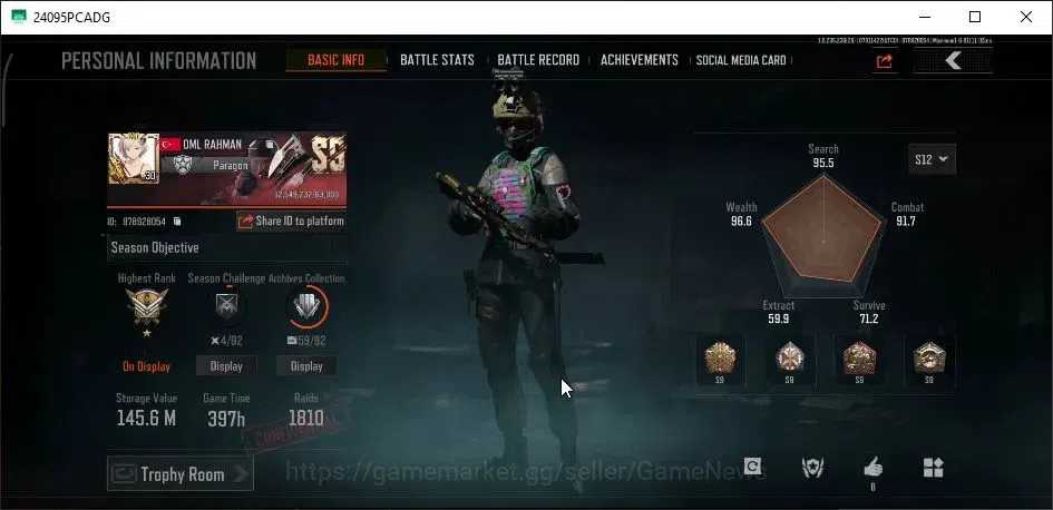 Arena Breakout Accounts MOBILE|Lvl 30|SV 145,6M|CV 100M|Battle Machete|Dec image 2
