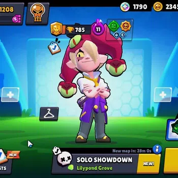 Brawl Stars Accounts 1208 Trophy|17 Brawlers 1 Max [Chester]|4 Epic (Bi image 1