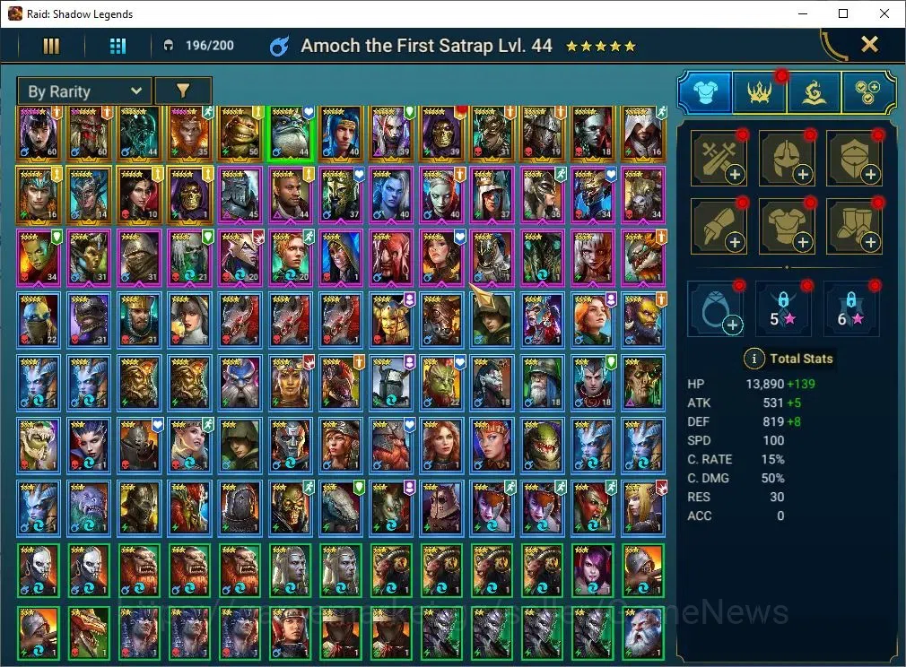 Raid: Shadow Legends Accounts Mid-Game Lv 37|977K 10