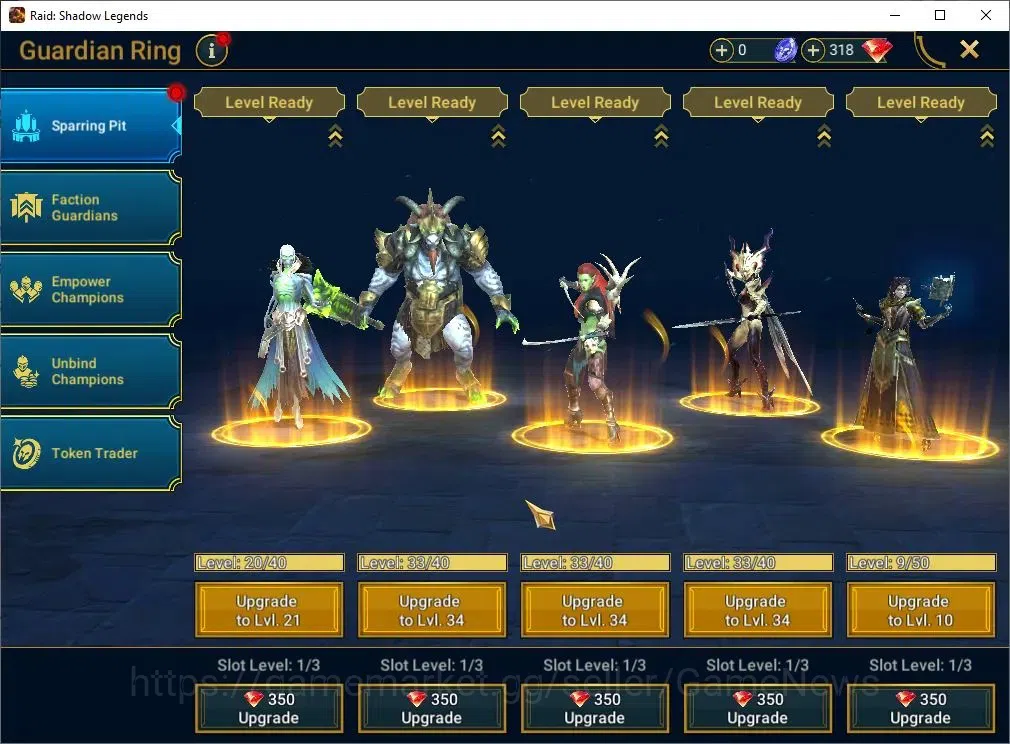 Raid: Shadow Legends Accounts Mid-Game Lv 37|977K 11