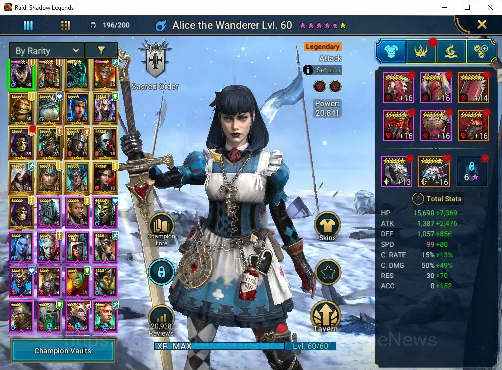 Raid: Shadow Legends Accounts Mid-Game Lv 37|977K 6