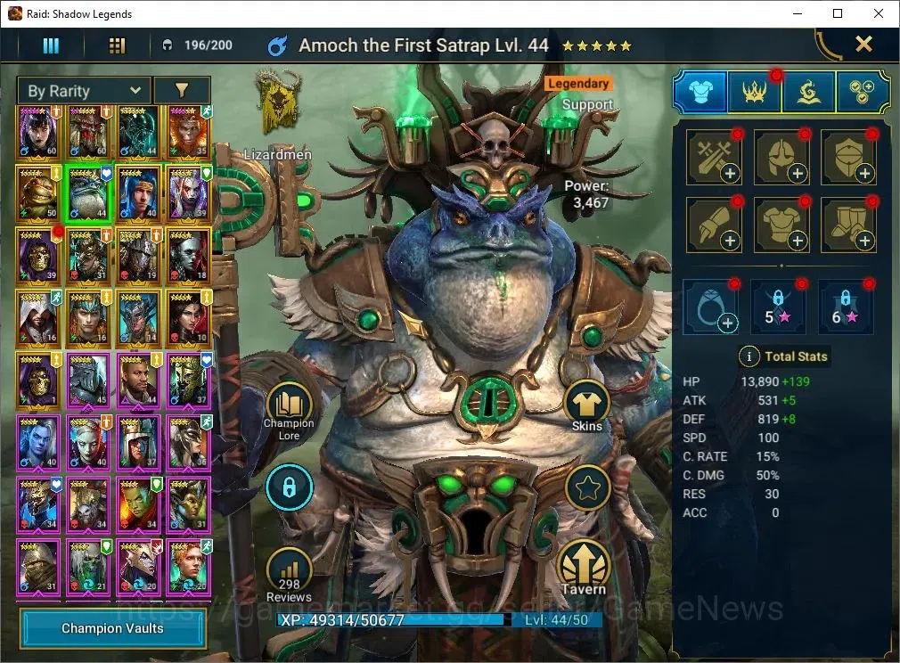 Raid: Shadow Legends Accounts Mid-Game Lv 37|977K 7