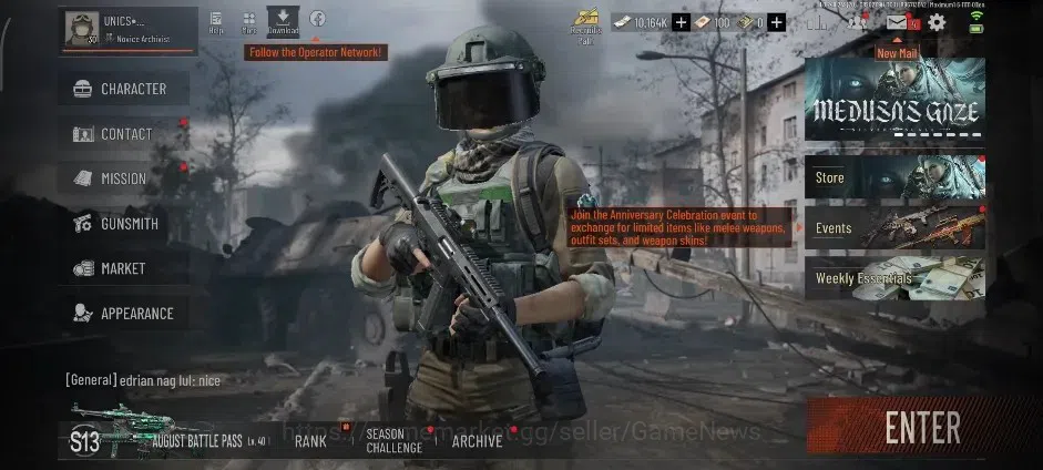 Arena Breakout Accounts Mid-Tier MOBILE |Lvl 30|SV 12M|CV 10M|OF AKM,TB M4A1,Forest MP5,Speed SQB M110,Abomi Vector 9,Etc|CN 1
