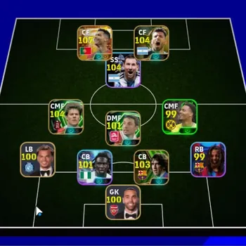 eFootball Accounts Legends & Iconic Players Android|Power 3138|Big Time Cristiano Ronaldo|6 Epic Sergio Aguero,Xabi
