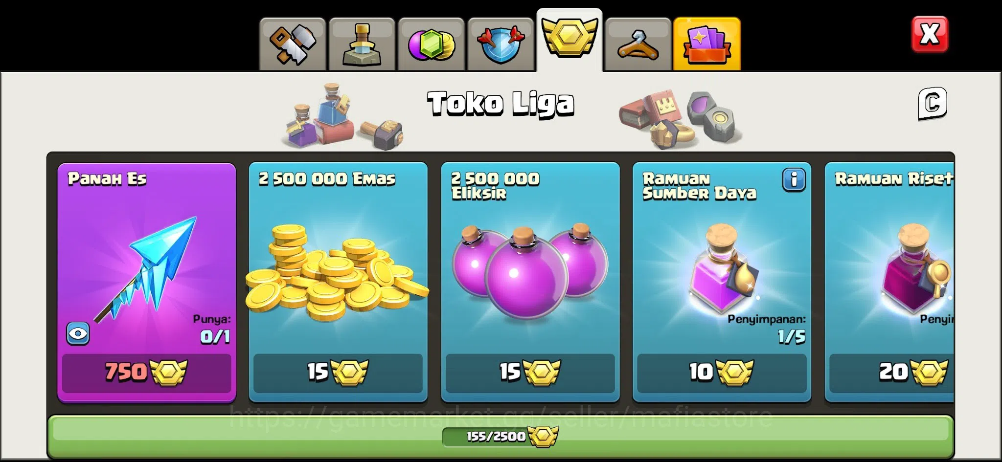 Clash of Clans Accounts TH13 Lvl 184 Account w/ BK 86, AQ 85, GW 65, RC 36 image 4