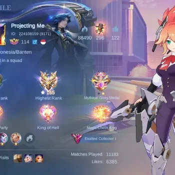 Mobile Legends: Bang Bang Accounts Others Global|Skin 439|Exalted|Legend Franco+Freya,KOF Karina+Valir,Aspriant Fanny,AOT