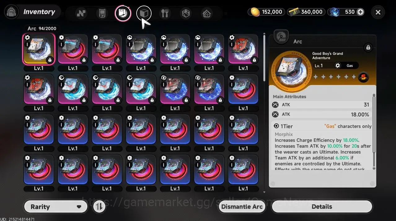 Neverness to Everness Accounts GLOBAL SEA|HL 3|3 SSR (Lacrimosa,Sakiri,Hathor)|Se image 12