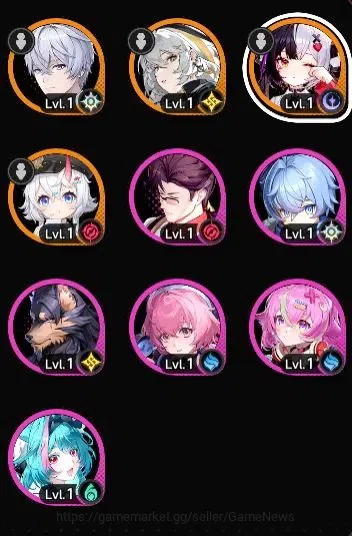 Neverness to Everness Accounts GLOBAL SEA|HL 3|3 SSR (Lacrimosa,Sakiri,Hathor)|Se image 2