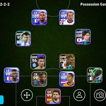eFootball Accounts Legends & Iconic Players Mobile|PW 3109|Marcel Desailly Bigtime, Lilian Thuram Epic|2026|Check SS EFB2193B
