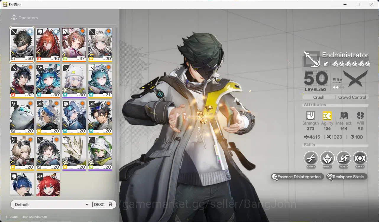 Arknights: Endfield Accounts ASIA | lv 52, EMBER, Ardelia, Perlica, Last rite, WP 6s 5 Detail Check SS AKE123B 4