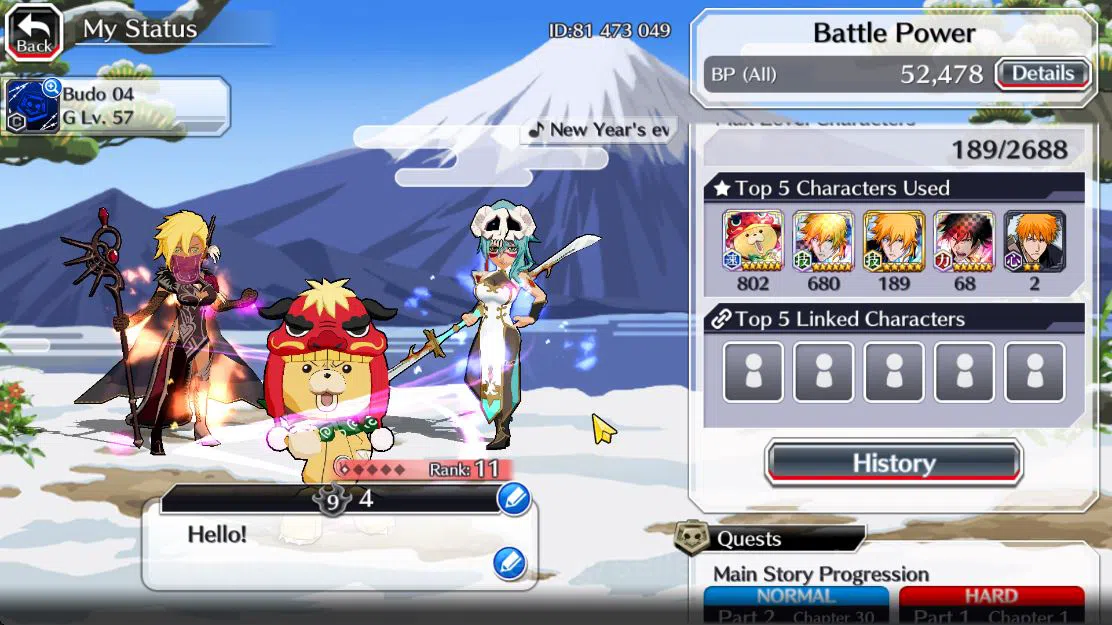 Bleach: Brave Souls Accounts [GLOBAL]6K Orbs+Fresh Story|Neliel Orient,Halibel  image 12
