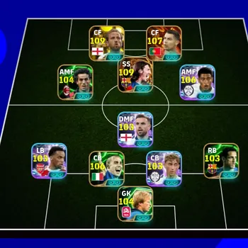 eFootball Accounts Legends & Iconic Players 11 MANAGER BOOSTER | COLECTIVE 3245+,HARRY KANE BALON DOR x BIGTIME MESSI x