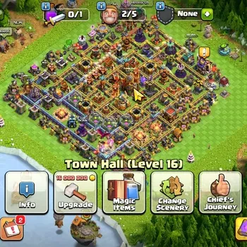 Clash of Clans Accounts High-End LV 144|TH 16|HH 10|Limited Skin|BK 42,AQ 37,GW 22,MP 27,RC 11,DD 5|BM 8,BC 15|CN