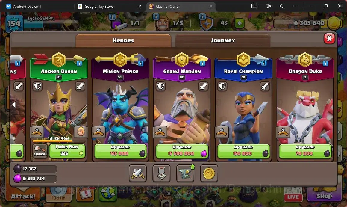 Clash of Clans Accounts Global | TH 15 – BH 9 | LVL 154 |AQ87,MP 55,GW 60, image 10