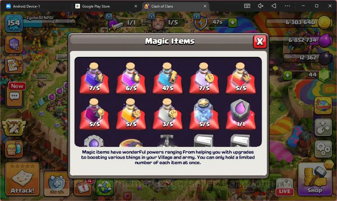 Clash of Clans Accounts Global | TH 15 – BH 9 | LVL 154 |AQ87,MP 55,GW 60, image 5