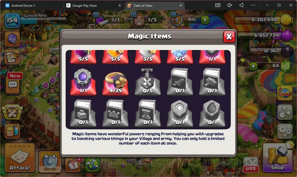 Clash of Clans Accounts Global | TH 15 – BH 9 | LVL 154 |AQ87,MP 55,GW 60, image 6