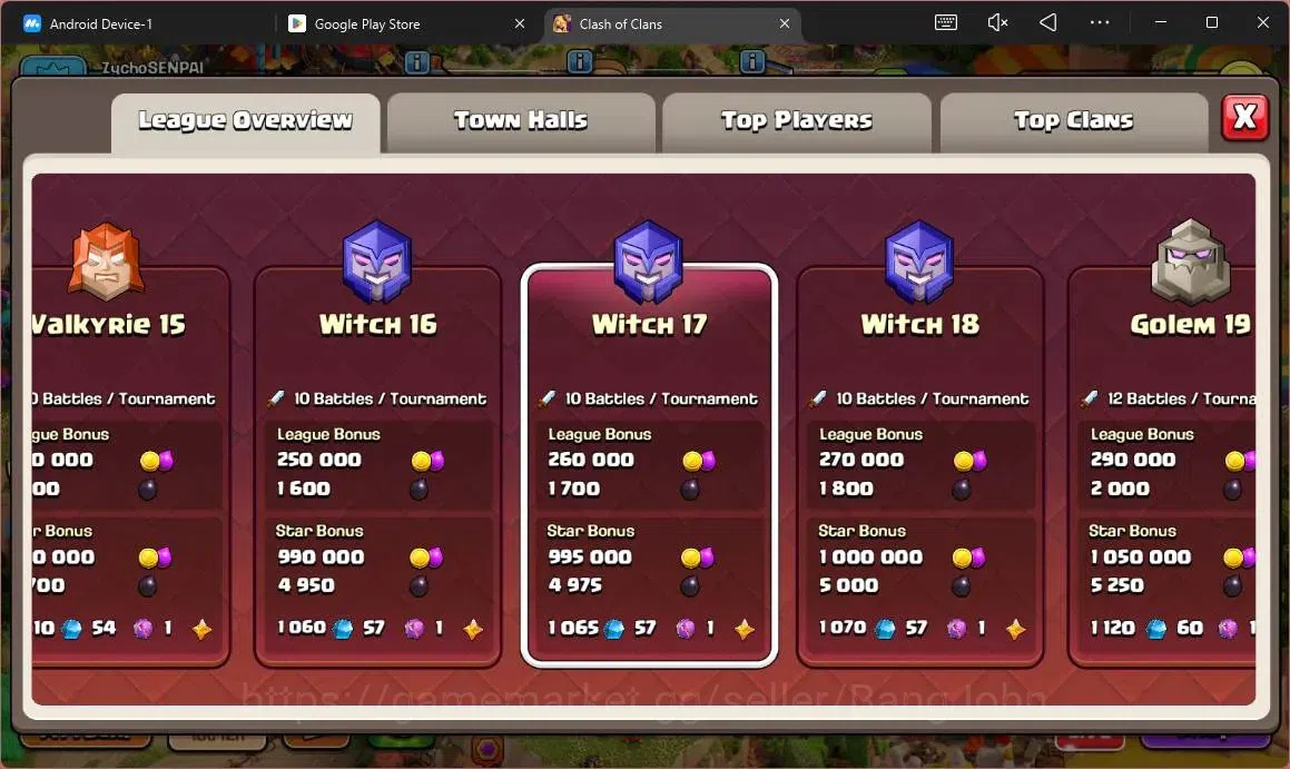 Clash of Clans Accounts Global | TH 15 – BH 9 | LVL 154 |AQ87,MP 55,GW 60, image 8