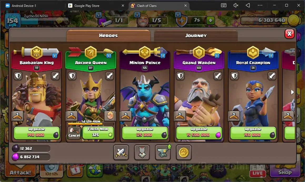 Clash of Clans Accounts Global | TH 15 – BH 9 | LVL 154 |AQ87,MP 55,GW 60, image 9