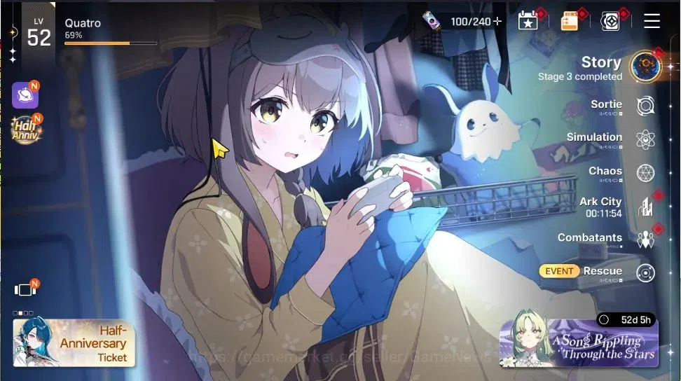 Chaos Zero Nightmare Accounts GLOBAL Lv 52|10 SSR[HeidemariM2,Tiphera+Sign,Narja image 1