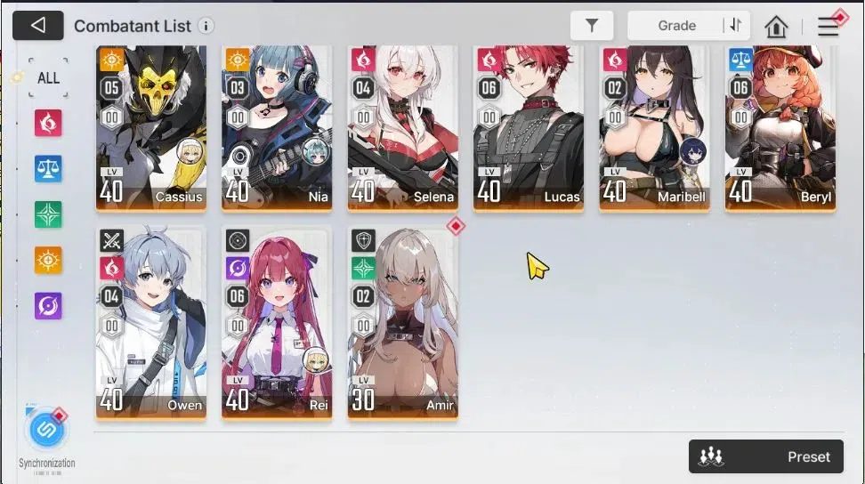 Chaos Zero Nightmare Accounts GLOBAL Lv 52|10 SSR[HeidemariM2,Tiphera+Sign,Narja image 6