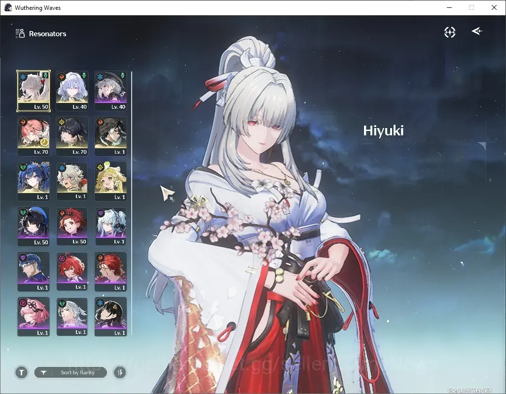 Wuthering Waves Accounts Others SEA |UL 49|Jingran Team|4 Limited (Hiyuki RC2,Mornye,Jingran,Iuno)+Signature|DB Lv 30|Female 1
