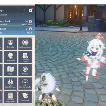 Genshin Impact Accounts Starter Asia|AR 31|2 limit mauvuika Starter (Mavuika,Nahida,Diluc)|1 5*Wpn (Skyward Harp)|MC