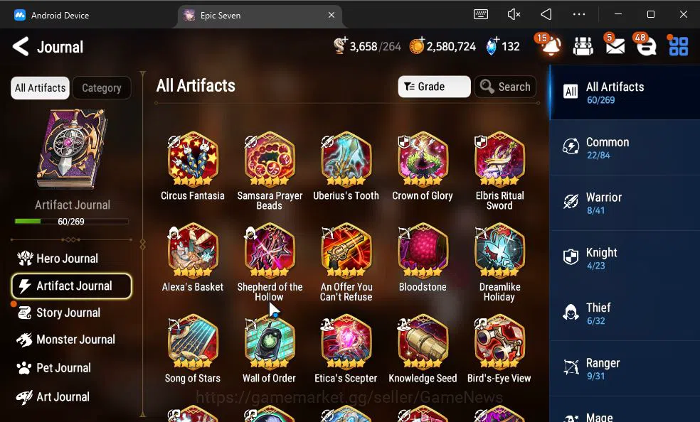 Epic Seven Accounts GLOBAL Unverif|New Era|7 ML(LOTScales,NM Luna,E Il image 12