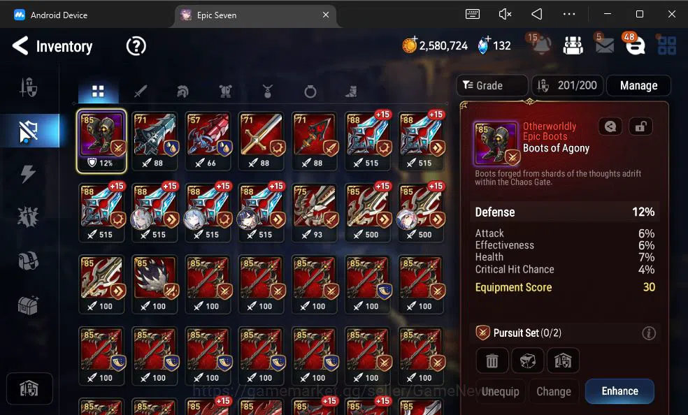 Epic Seven Accounts GLOBAL Unverif|New Era|7 ML(LOTScales,NM Luna,E Il image 14