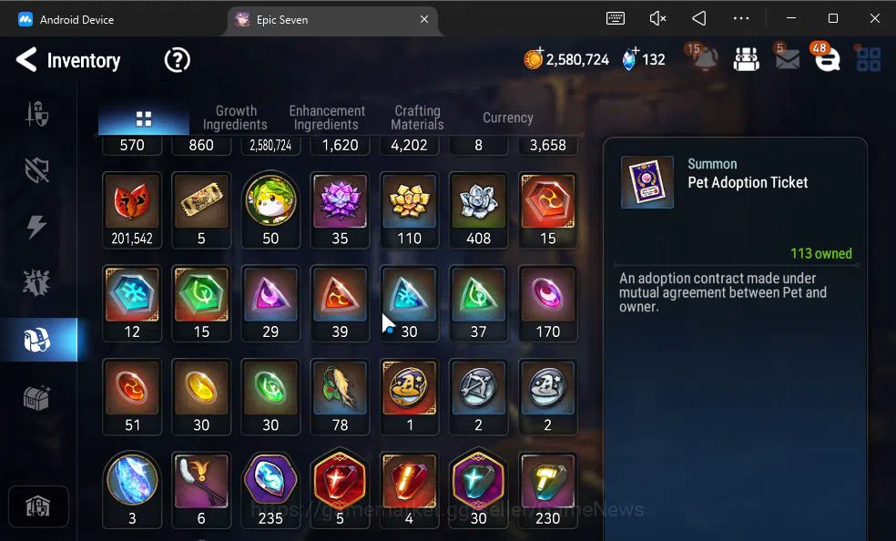 Epic Seven Accounts GLOBAL Unverif|New Era|7 ML(LOTScales,NM Luna,E Il image 18