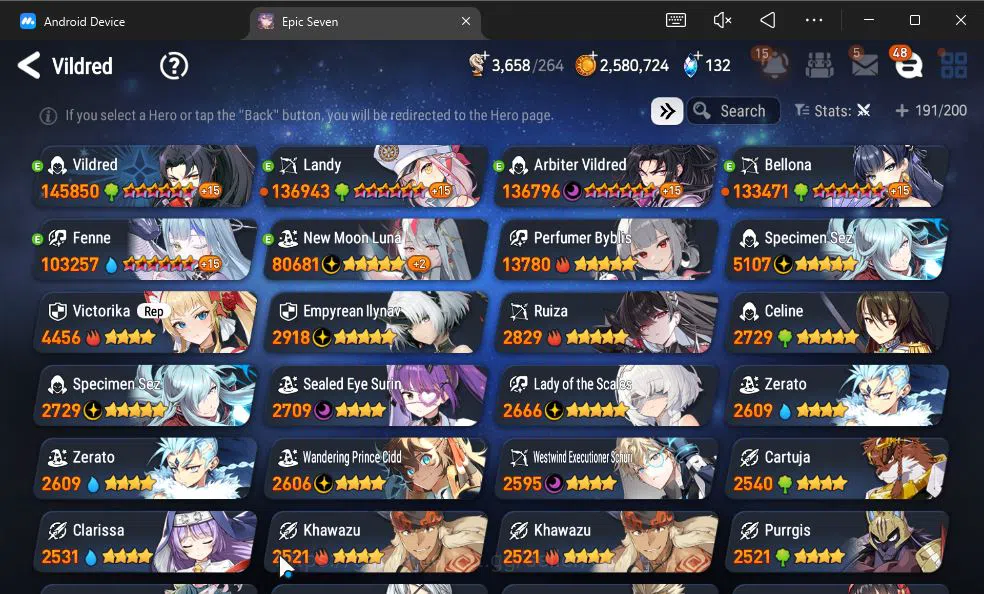 Epic Seven Accounts GLOBAL Unverif|New Era|7 ML(LOTScales,NM Luna,E Il image 20