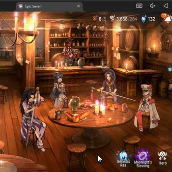 Epic Seven Accounts Starter GLOBAL Unverif|New Era|7 ML(LOTScales,NM Luna,E Ilynav,etc)+Rinak,P Byblis,AS Flan,etc|PoH+Bles