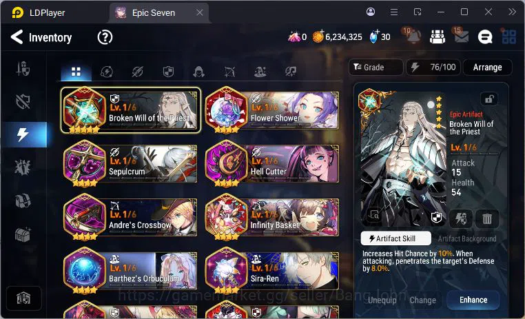 Epic Seven Accounts Global Unverif |  1 ML | Tieria | Judge Kise | Vic image 11