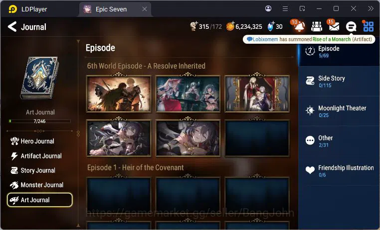 Epic Seven Accounts Global Unverif |  1 ML | Tieria | Judge Kise | Vic image 14