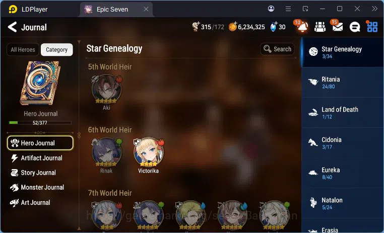 Epic Seven Accounts Global Unverif |  1 ML | Tieria | Judge Kise | Vic image 18