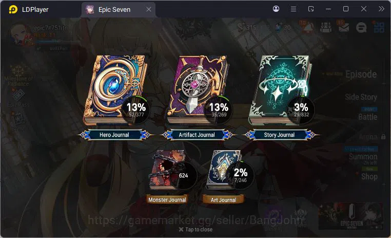 Epic Seven Accounts Global Unverif |  1 ML | Tieria | Judge Kise | Vic image 19