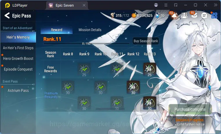 Epic Seven Accounts Global Unverif |  1 ML | Tieria | Judge Kise | Vic image 4