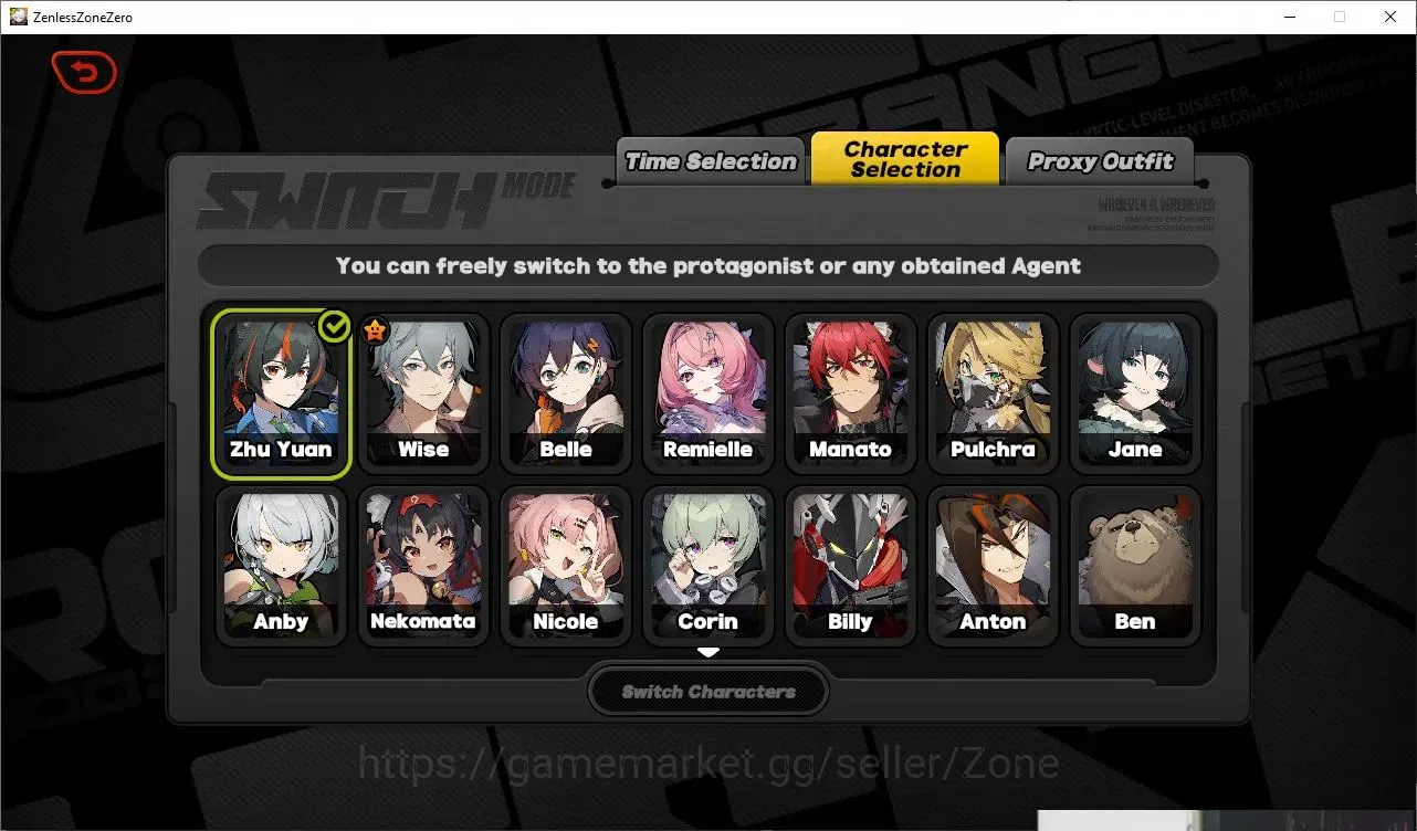 Zenless Zone Zero Accounts Starter ASIA|Lvl 35|3LimitAgent(ZhuYuan,Remielle,JaneDoe Lvl1)+charStd(Neko,Nicole,Pulchra,ETC 1