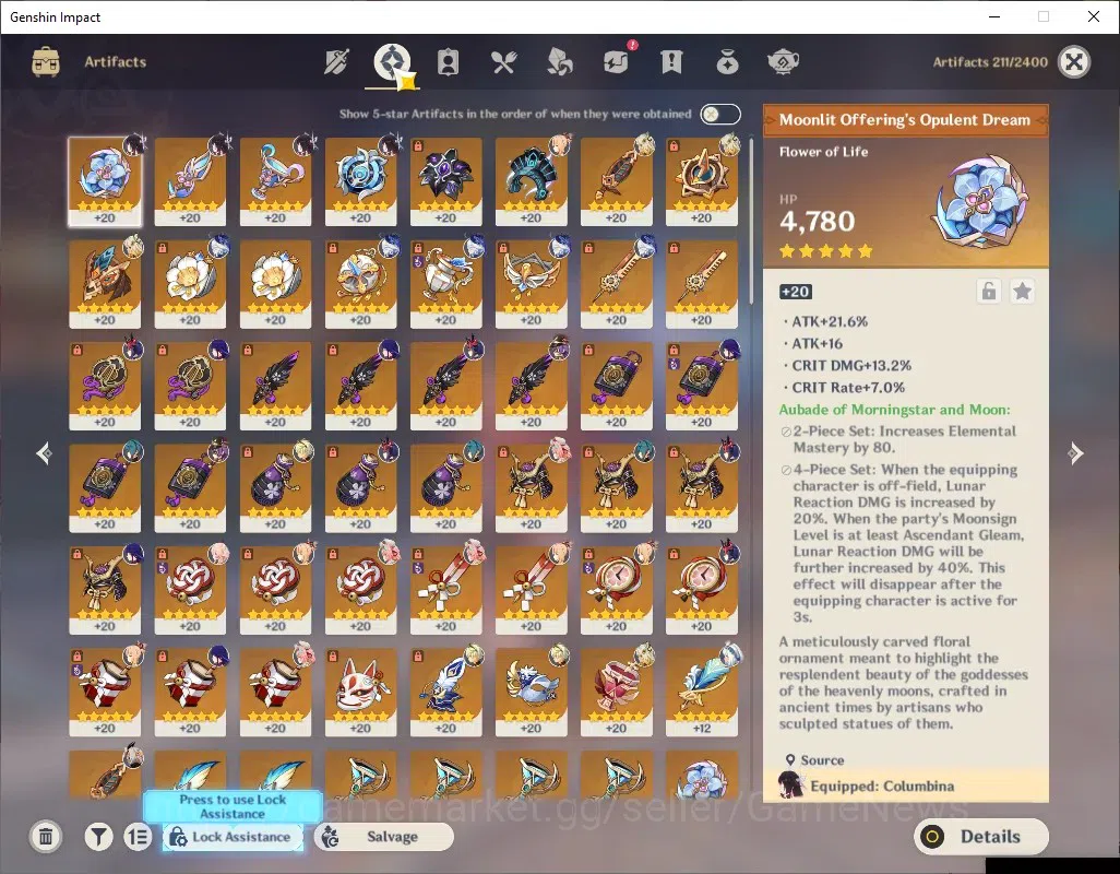 Genshin Impact Accounts ASIA|AR 56|8 Limited + 5(*5Weap)|Yoimiya+Sign,Linn image 14