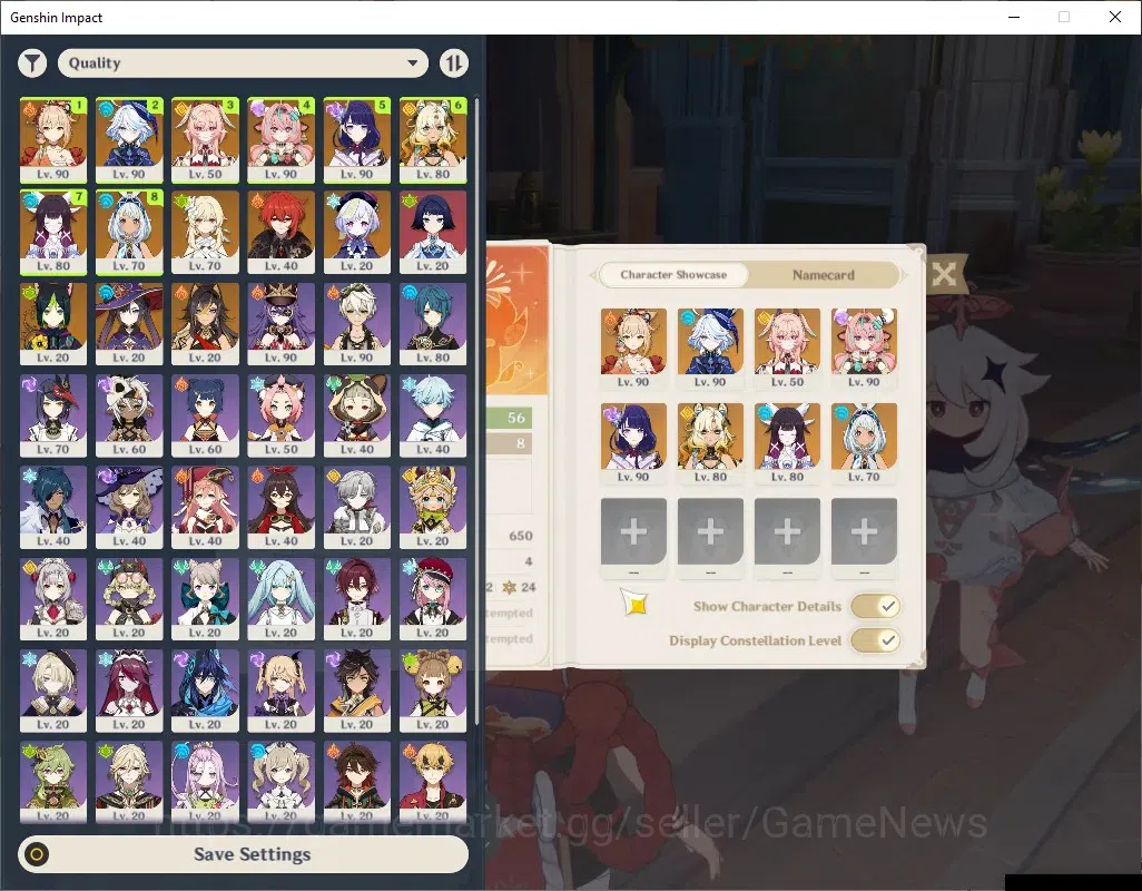 Genshin Impact Accounts ASIA|AR 56|8 Limited + 5(*5Weap)|Yoimiya+Sign,Linn image 2