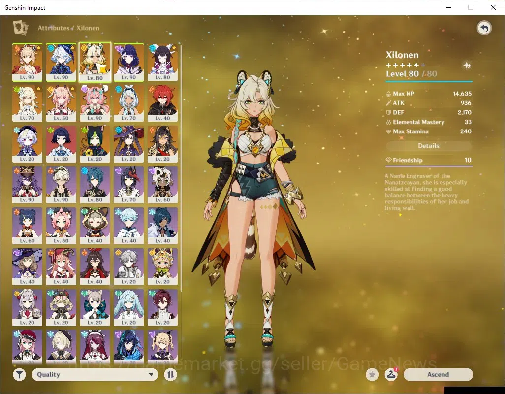 Genshin Impact Accounts ASIA|AR 56|8 Limited + 5(*5Weap)|Yoimiya+Sign,Linn image 5