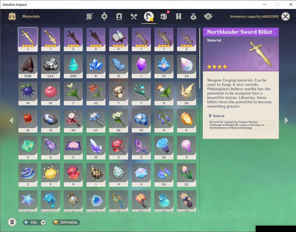 Genshin Impact Accounts ASIA|AR 55|5 Limited+3(*5Weapon)|Neuvillate+Sign,M image 7