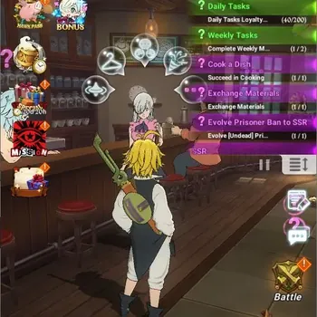 The Seven Deadly Sins: Grand Cross Accounts Endgame Global|825k Power|1,300 Diamonds|4 LR+5 UR(Odin,Thor,N.Salos,Etc.)|1 UR